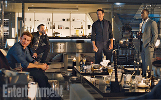 Illustration for article titled Avengers: Age Of Ultron photos confirm James Spader won’t just be a cardboard robot